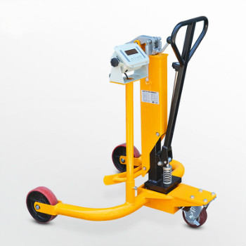 油桶搬運車秤|手推移動式油桶搬運|手動搬運裝卸油桶秤